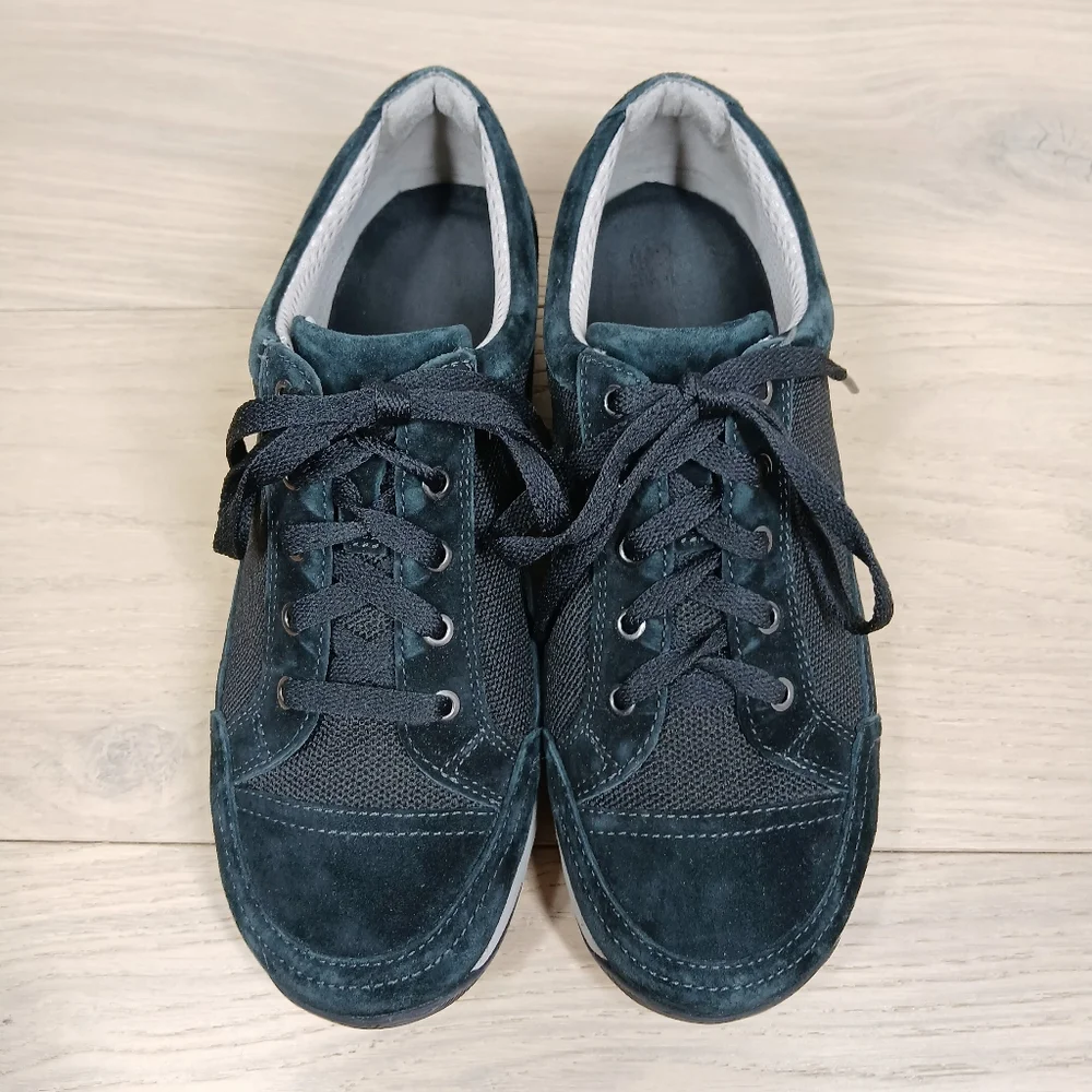 Dansko Black Leather‎ Mesh Lace Up Comfort Walking Shoes Sneakers 1618